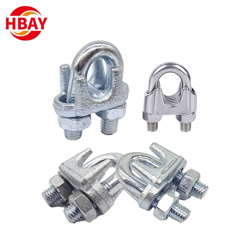 Stainless Steel Wire Rope Clips Fixing Simplex Wire Rope Clip Cable Rigging