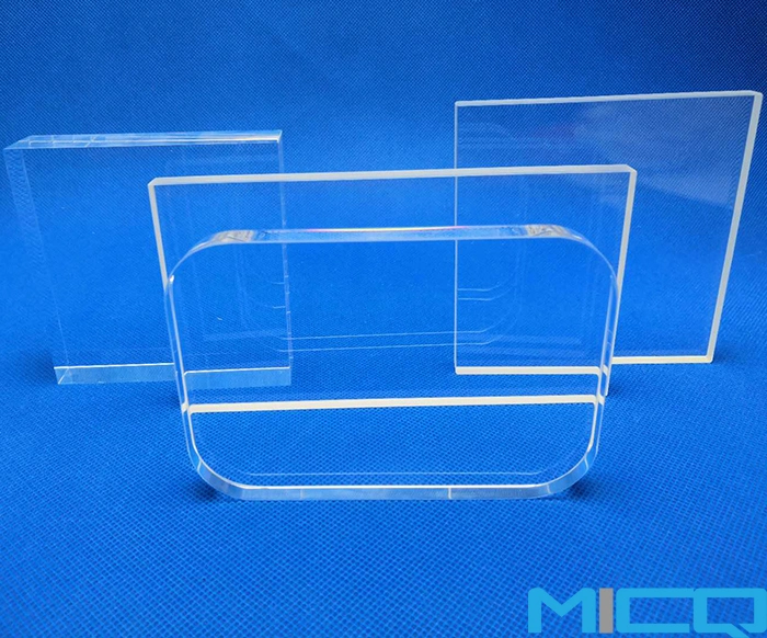 High Temperature Custom Square Shape Clear Quartz Crystal