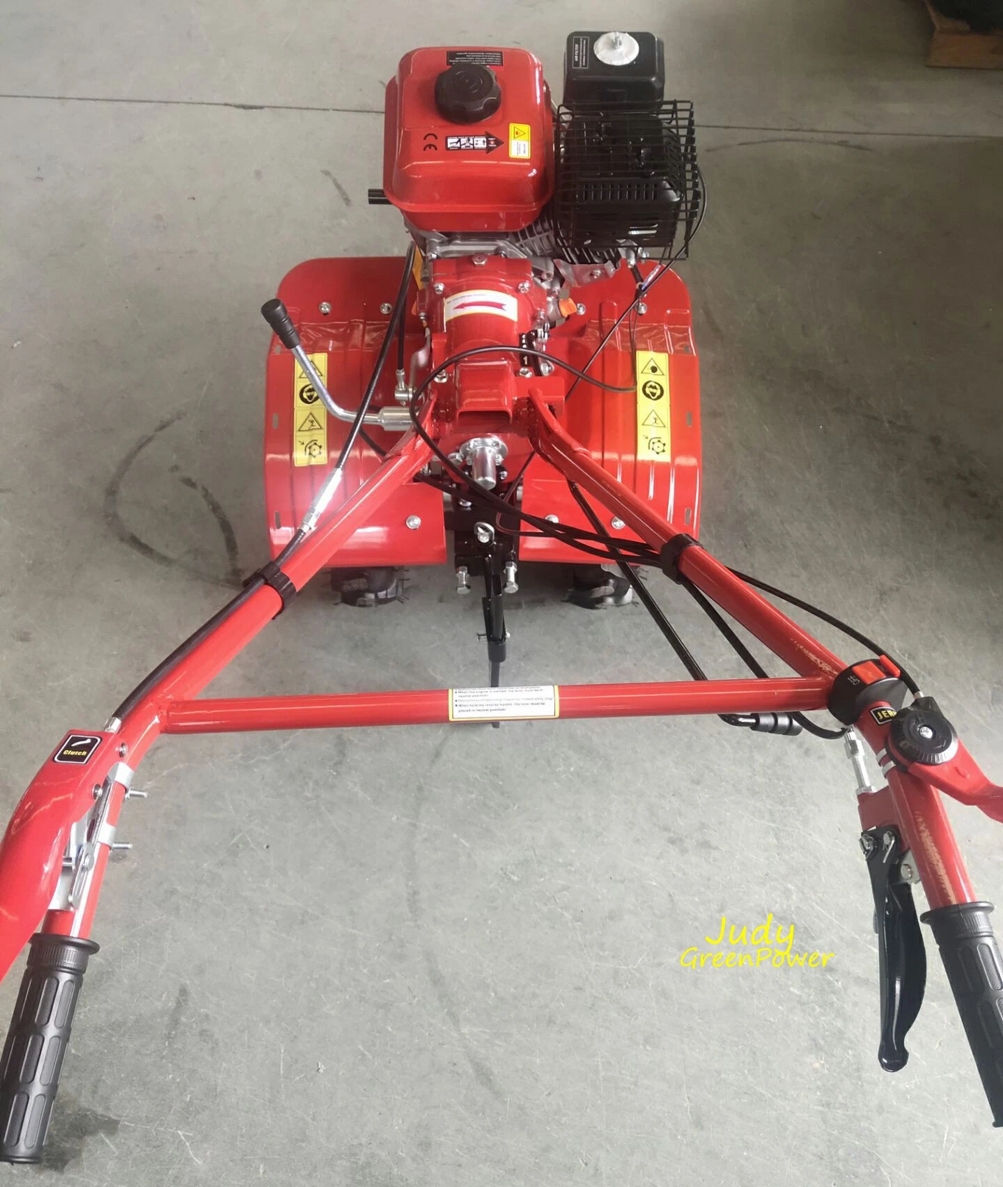 7HP/170f Gasoline/Petrol Tiller, Cultivator, Weeder, Gear Driven, Simple Handlebar