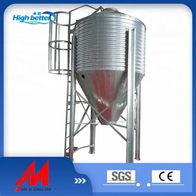 Farm Machinery Galvanized Silo 50ton Steel Hopper Bottom Silo Grain Silo