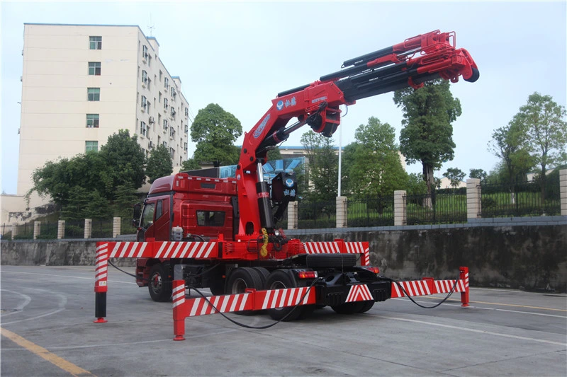 HBQZ 38 toneladas de Elevação Lanças de articulação da grua SQ 760 ZB8 RC veículo fabricado na China material de construção de peças da roda de tecidos