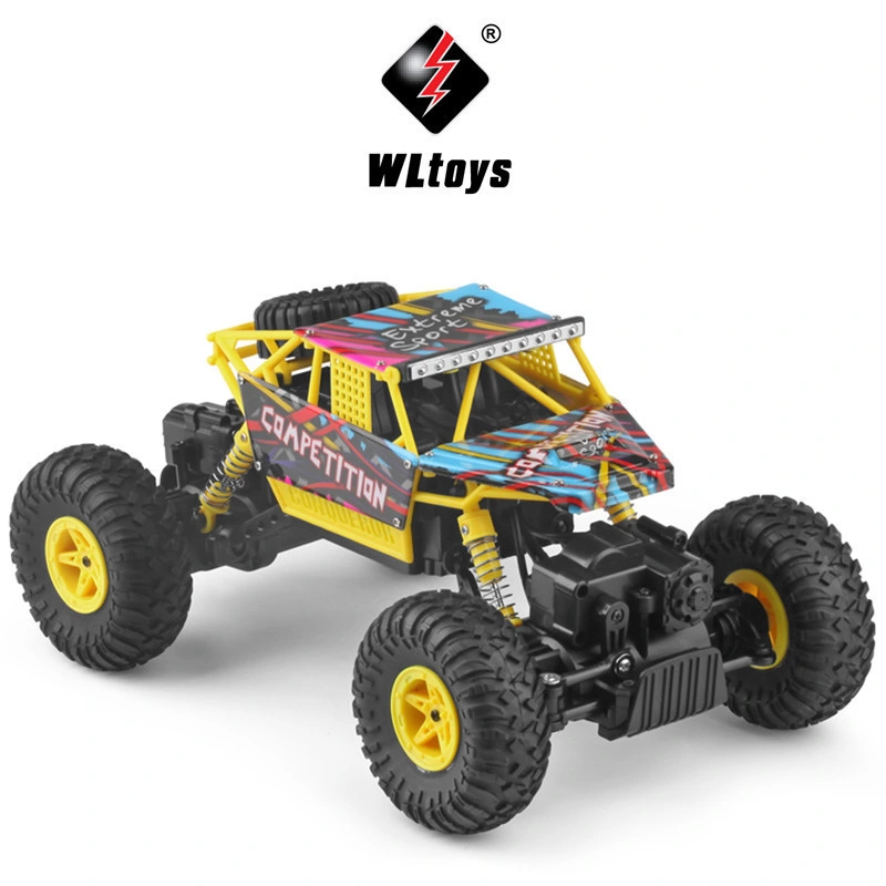 WlToys 18428-C 1/18 Двойные рулев. Передачи RC автомобиль со светодиодом Светлый