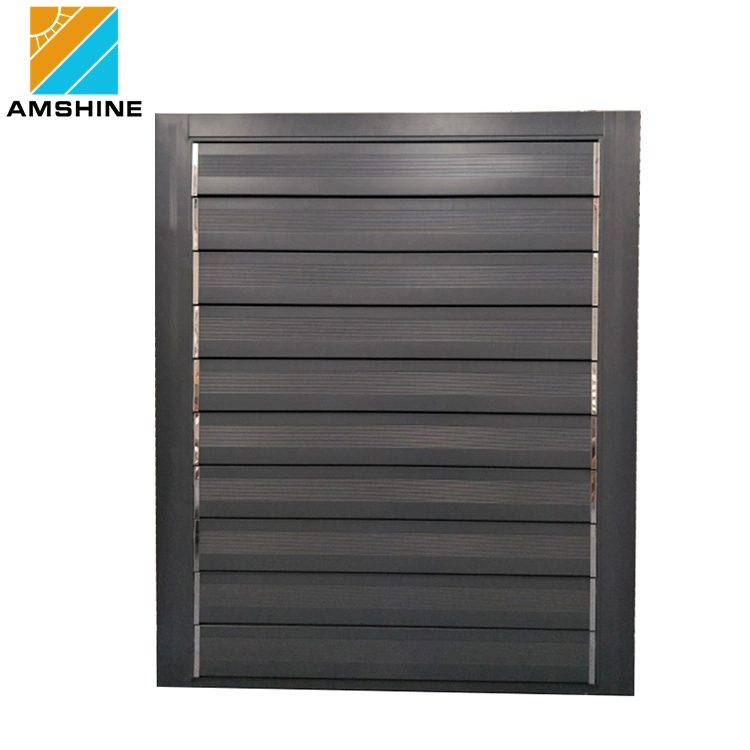 Fabrik Customized Sicherheit Aluminium Lamb Shutter Screen Wand Verstellbares Glas Fenster Mit Louvre