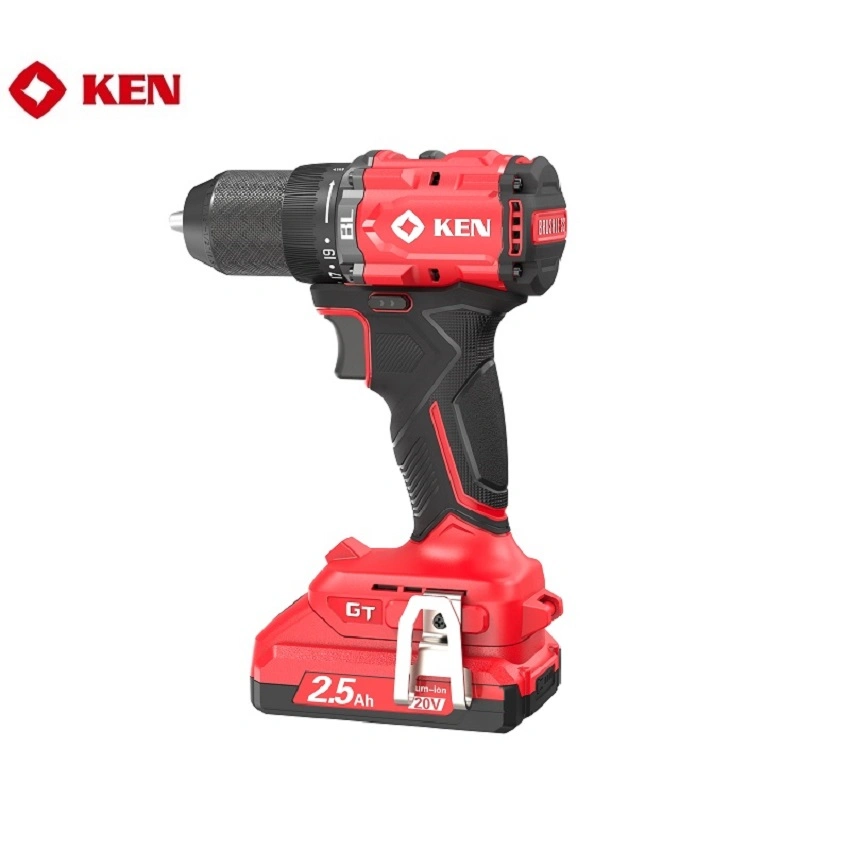 20V Cordless Drill, Ken Cordless Power Tool, 2.5ah