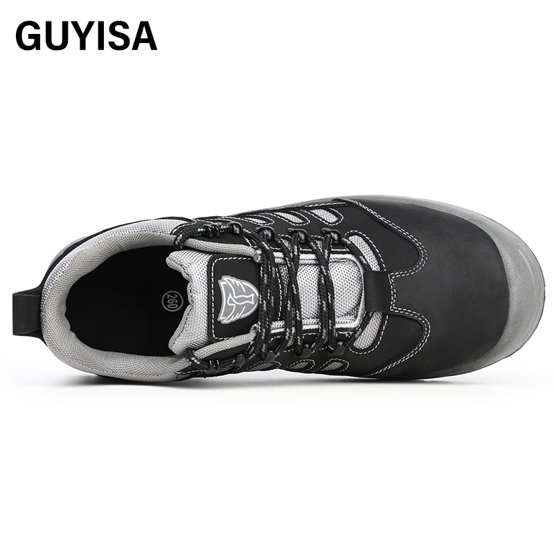 Guyisa Factory Price Direct Sale Wear - Resistant Acid - Alkali - Resistant Microfiber Leather Upper Puncture - Resistant Steel