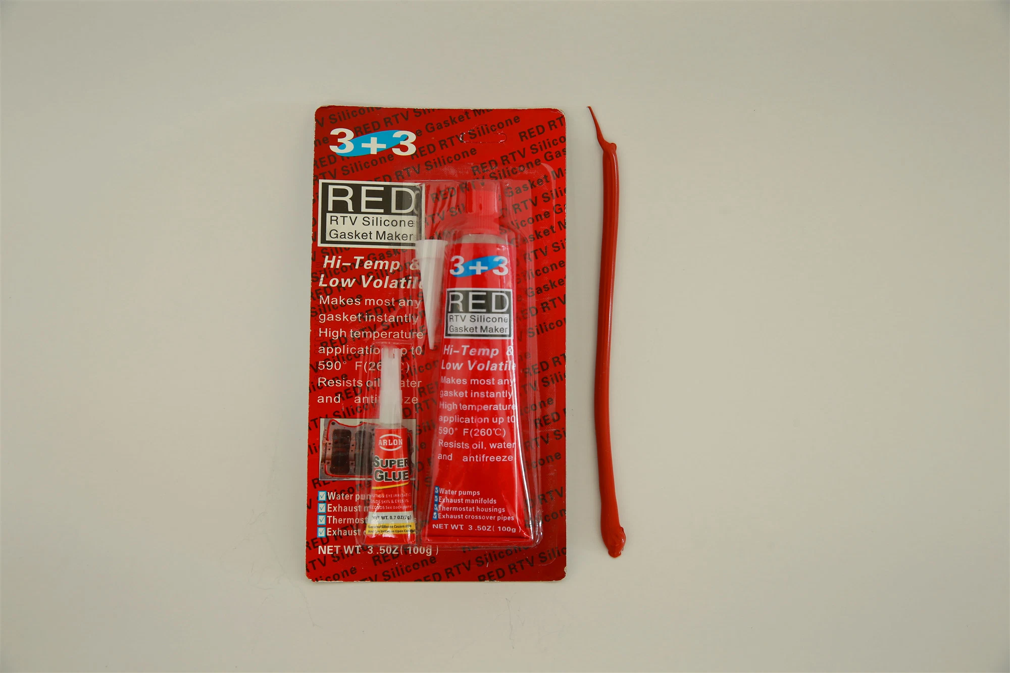 OEM 85 Gram Acetic Clear RTV Silicone Sealant Gasket Maker