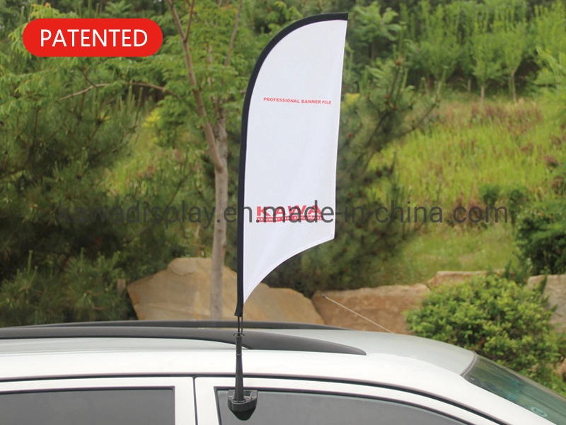 Small Car Feather Flag Teardrop Banner for Car Exhibition