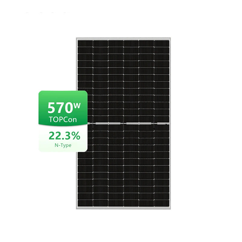 Europa Rotterdam Stock Topcon 570W 580W desde todos los negros del precio del módulo de Energía Solar Fotovoltaica