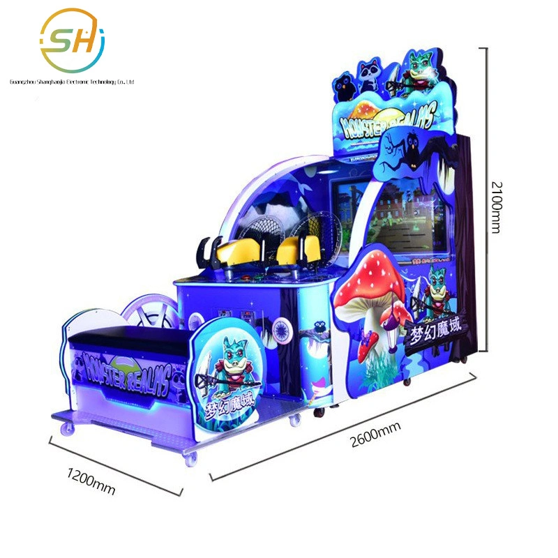 Indoor Playground Children's Two-Person Ball Machine Coin Coin Battle Zombie Puppet Water Machine Video Game Entertainment Game