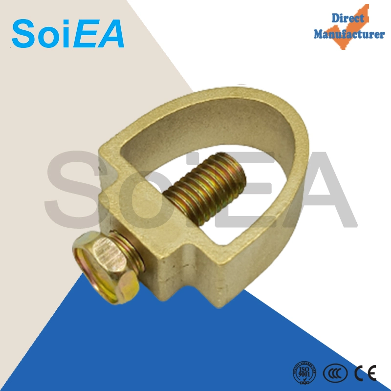 Earthing Accessories Earth Rod Clamp Tape Clamp 5/8" Ground Rod Clamp/ Rod to Conductor/Brass Earthing Clamps