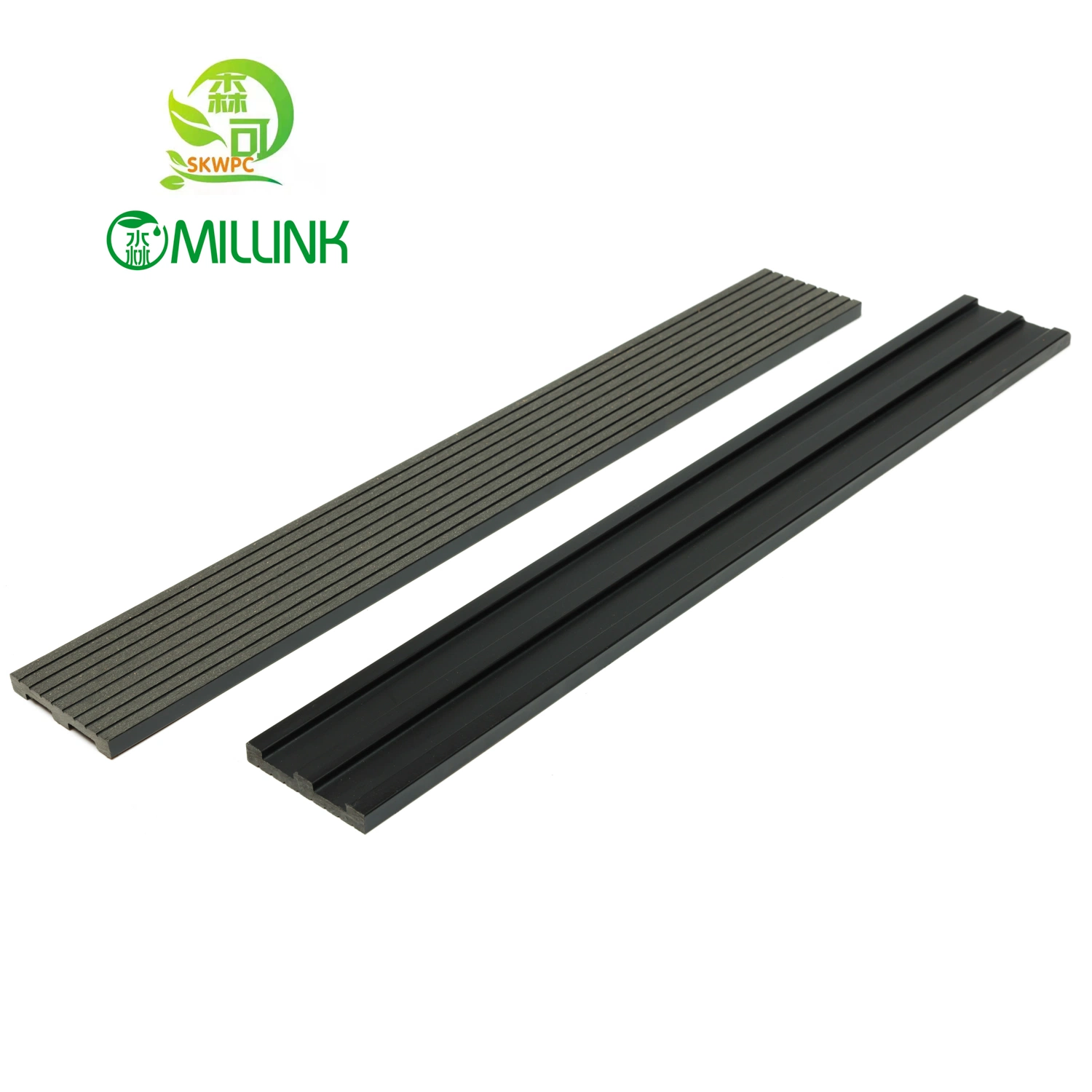 Anti-UV Solid WPC Wood Plastic Decking Boards for Garden Balcony Terrace Plate