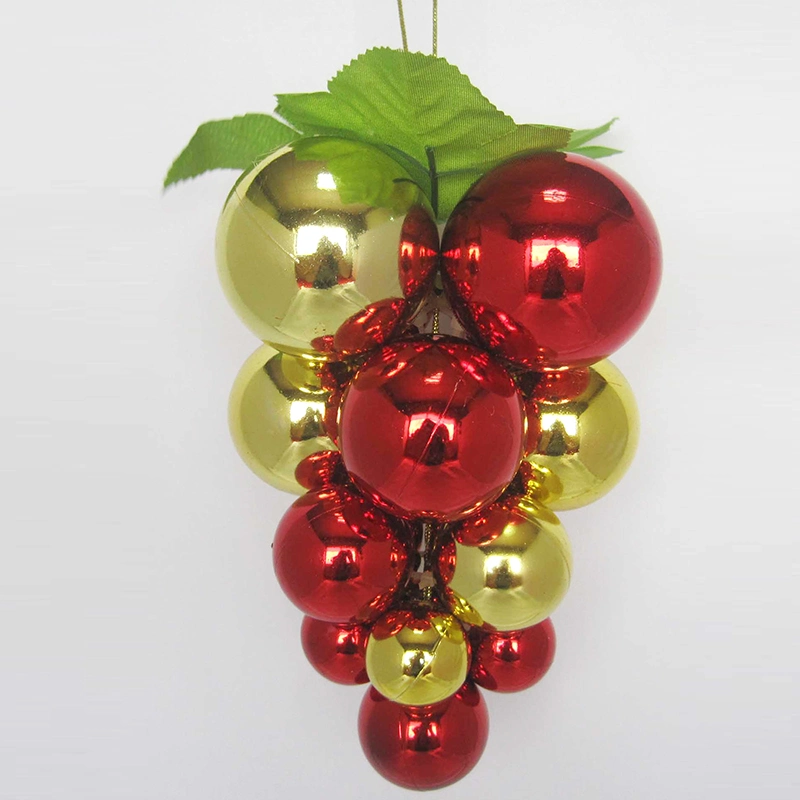 Decoração por atacado Home ornamentos de Natal plástico uva Fornecedor