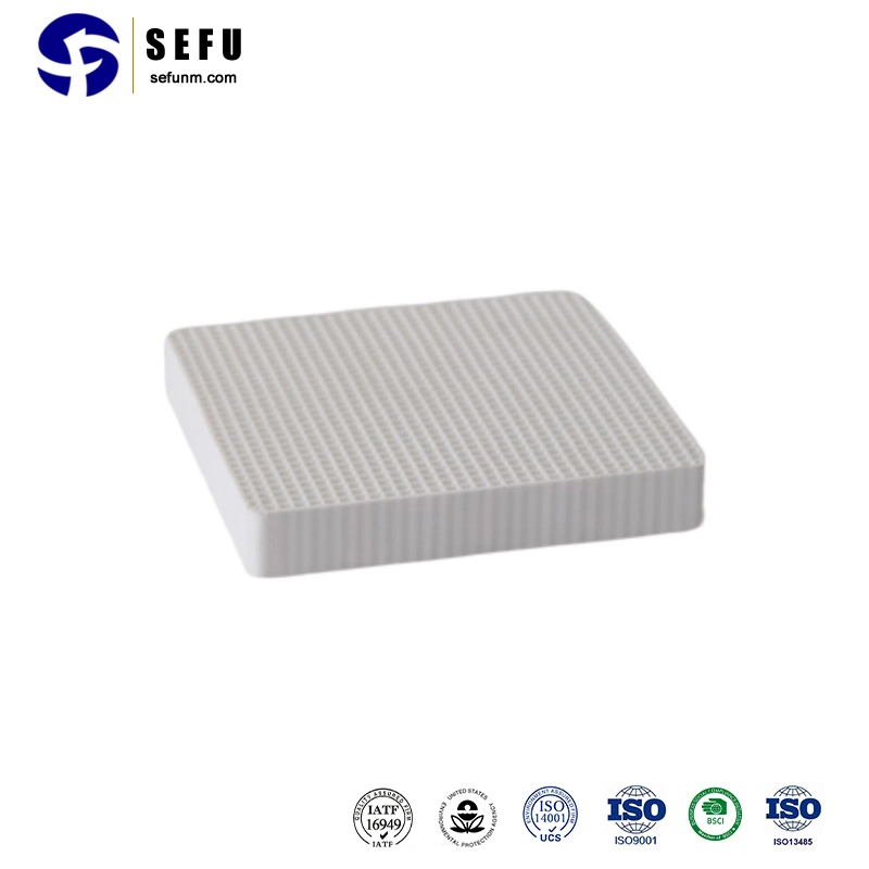 Casting Ceramic Plate Supplier Molten Metal Filtration Honeycomb Square Honeycomb Filters