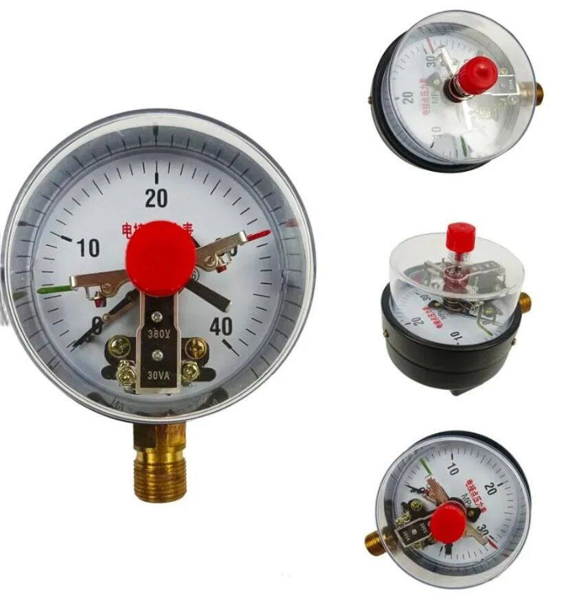 Elektrischer Kontakt 150mm-Manometer aus Edelstahl