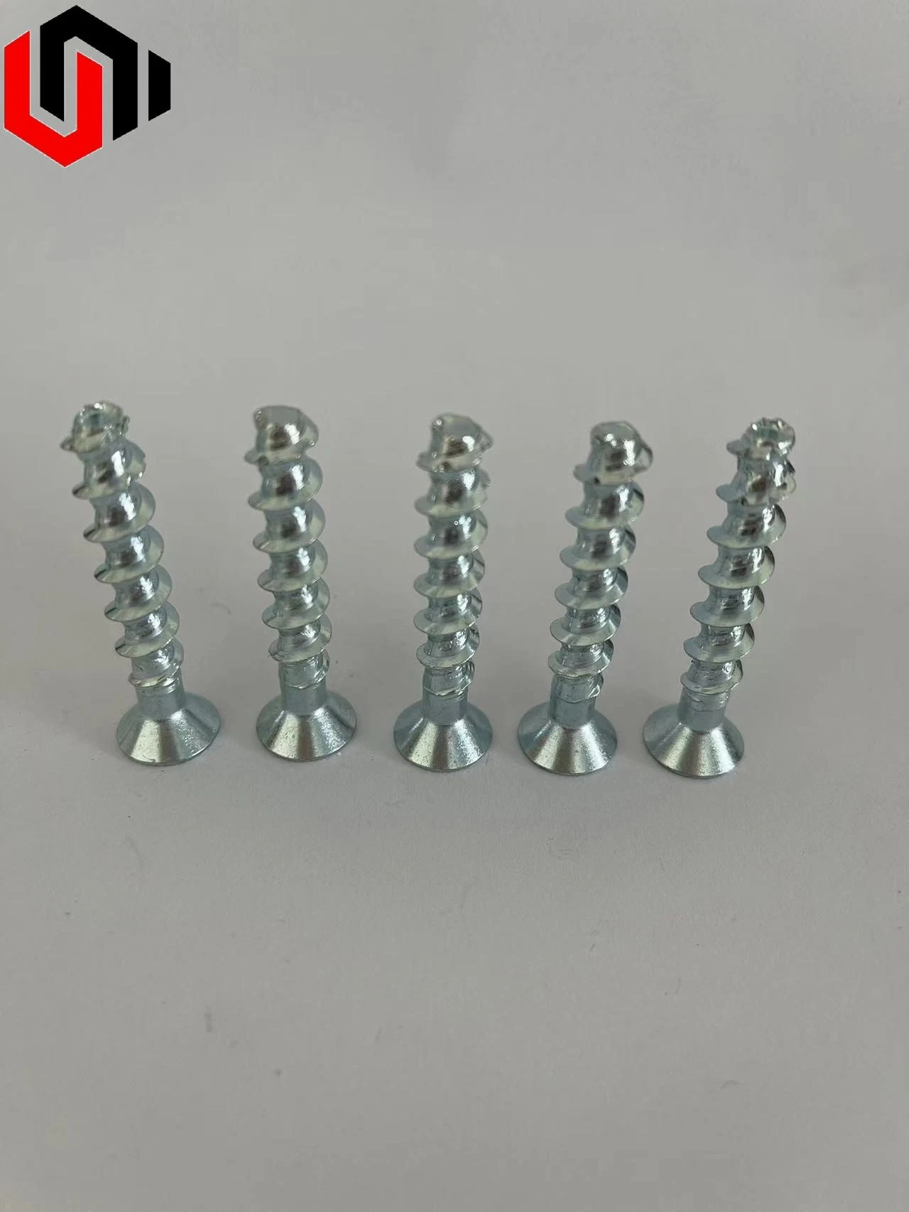 Hexagonal de acero galvanizado mecánico csk de hormigón de cabeza el tornillo de Zinc personalizado