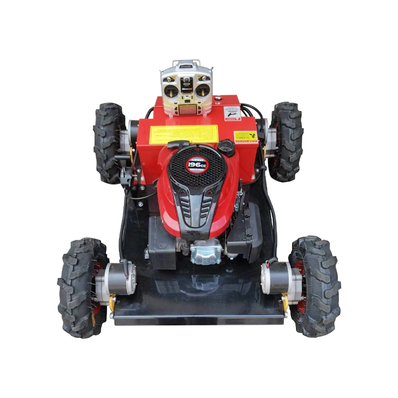 Auf Lager 4WD Mini Smart Self Robot Remote Control Rasen Mäher für Gartenbauernhof