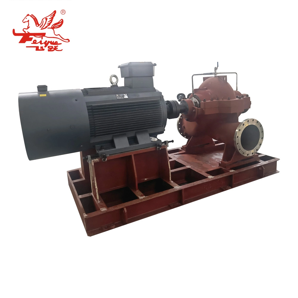 Fbs High Lifting Electricslurry Pump Double Suction Volute Pump Self Priming Jet Pump Diesel Engine Water Pump High Head Mud Pump