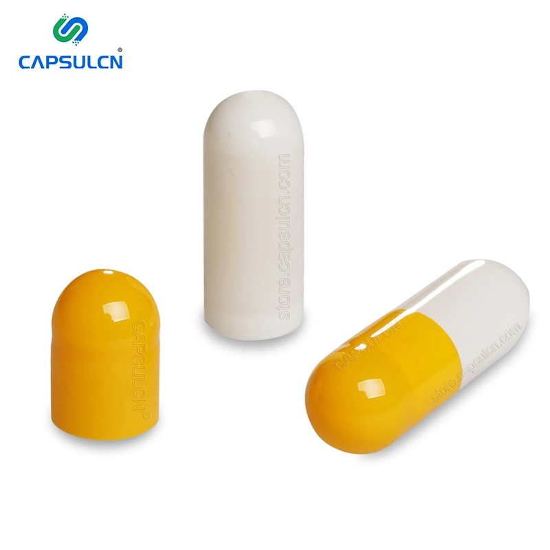 Capsulcn HPMC Mix of Green and White Support Customization Kosher Certified Empty Vegetarian Capsule Vegetarian Capsule Shell