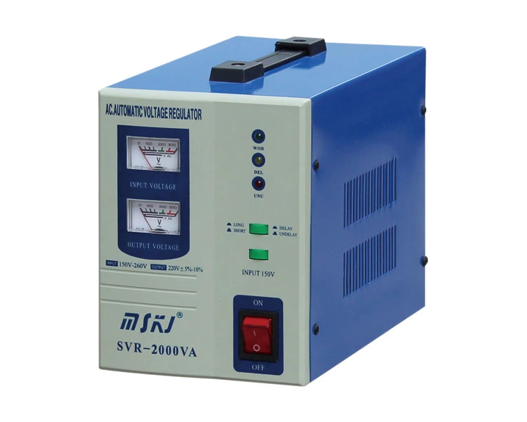 Relay Type Stabilizer Voltage Regulator 1kVA-12kVA Single Phase AVR