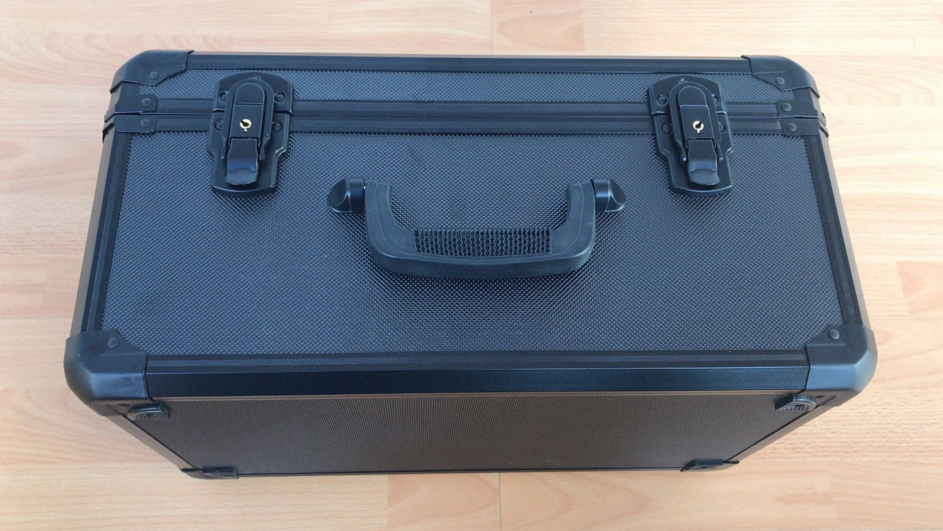 Black Aluminum Instrument Case Having Two Layers (KeLi-1102)