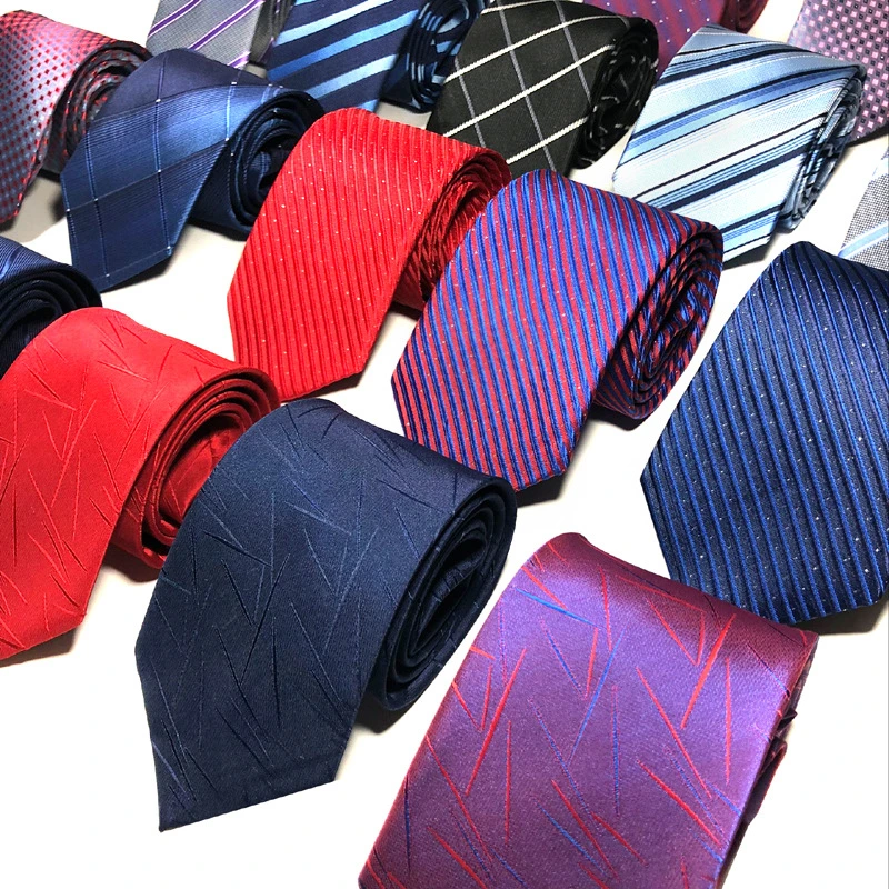 Batas de cuello tejidas Custom High Quality Personalized Silk Polyester S. Corbata para hombre