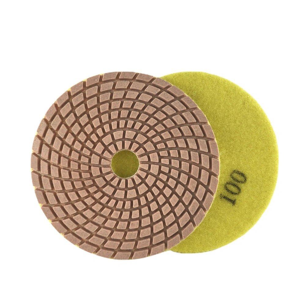 Wet or Dry Used Flexible Diamond Polishing Pads for Angle Grinder