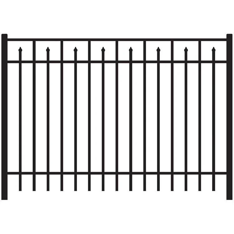 Tubular Picket Fence Tubular Steel Iron Fence Garden Guardrail New Design Iron Gate Railing Barbed Wire Metal Fencing House Gate Grill Design Main Gate Price