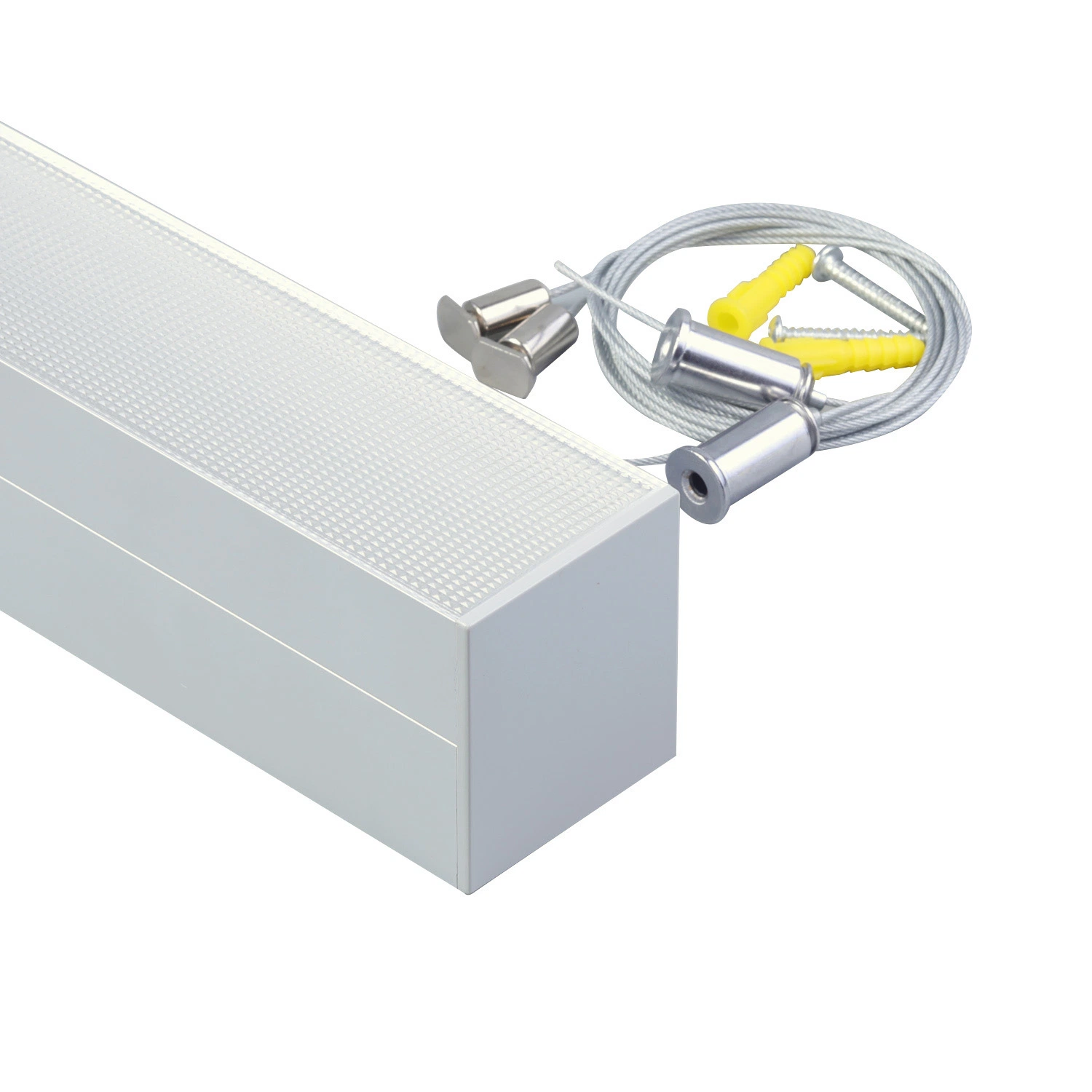 60*60mm Suspending Aluminum LED Linear Strip Housing Profile