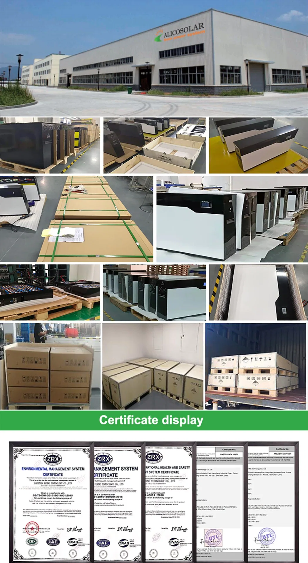 OEM 5kw 5kVA Hybrid fuera de la red de alimentación para panel de inicio del Sistema Solar comercial