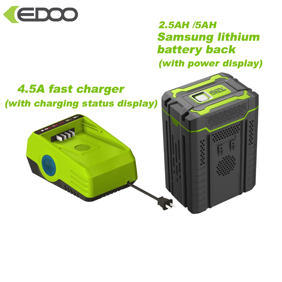 Edoo New Design Gasoline Samsung Lithium Battery Chain Saw CS8 with CE Certificate