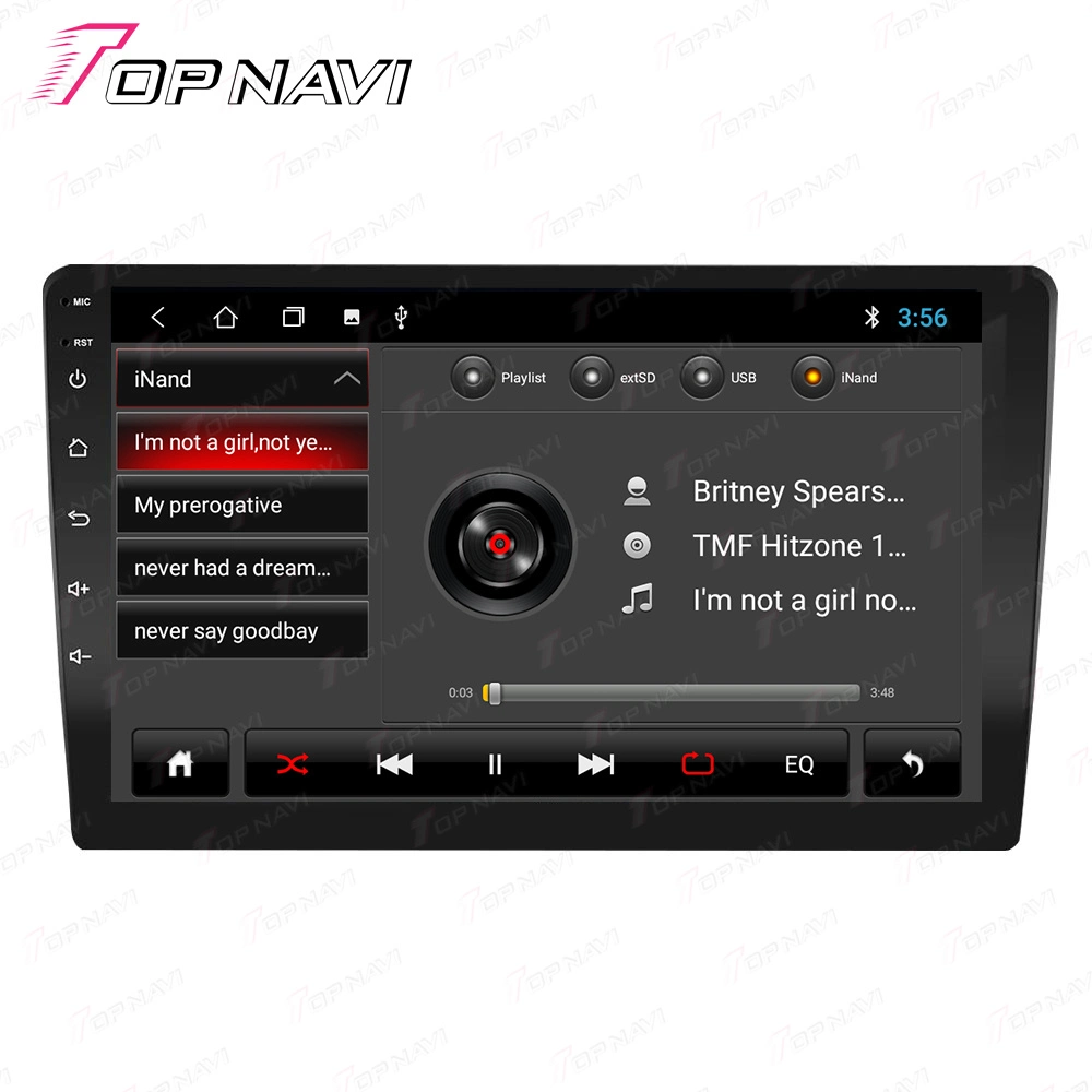 Автомобильный DVD-проигрыватель с универсальным сенсорным экраном 2 DIN Android Мультимедийная двойная DIN 9-дюймовая GPS навигационная автомобильная стереосистема