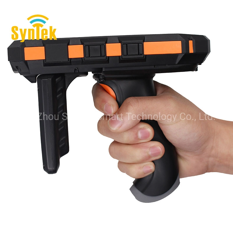 Outdoor Wireless Android PDA Lf Handheld RFID Reader 125kzh with Biometric Fingerprint Reader