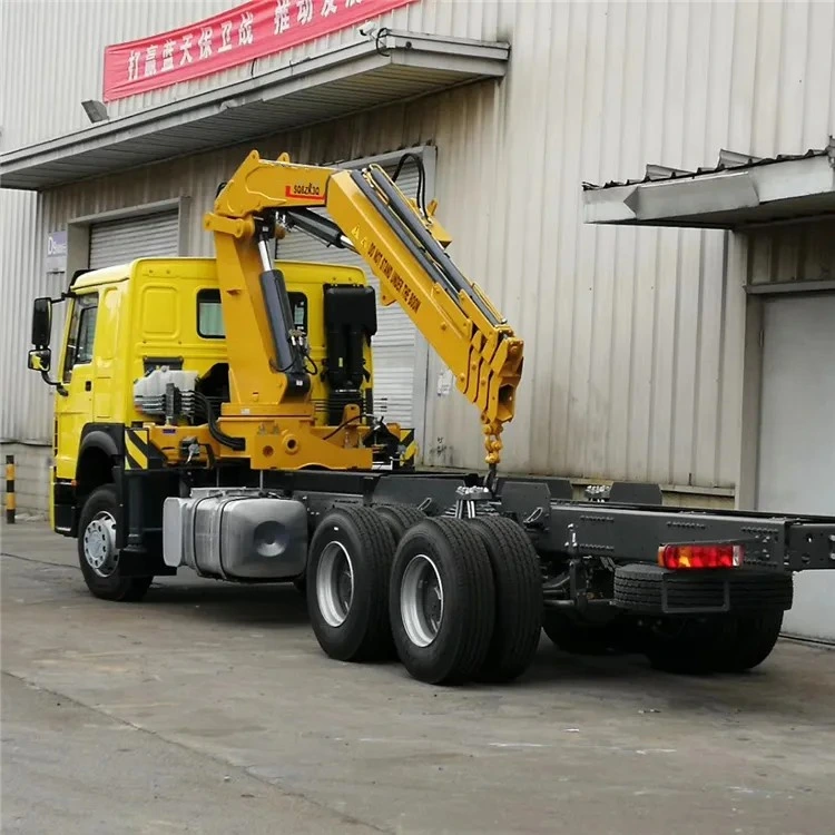 Sq8zk3q Chine flèche repliée de 8 tonnes montée sur camion Grue avec vente de pièces de rechange