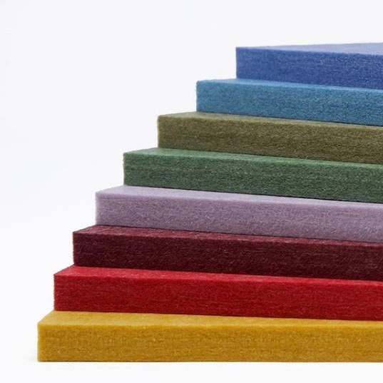 12mm High Density Wall Covering Acoustic Insulation Material Indoor Sound Absorption Pet Panel