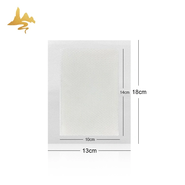 Strong Stickiness White Spunlace Fabric Pain Relief Gel Cooling Patch