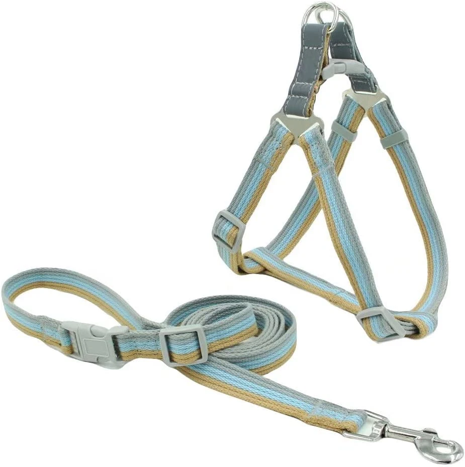 Lightweight Durable No Pull Reflective Dog Harness Lead Leash Sets for Small Medium Large Dogs