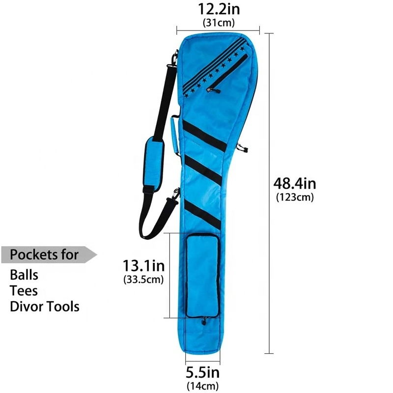 Custom свежем воздухе один плечо складные водонепроницаемые Golf Club мешок
