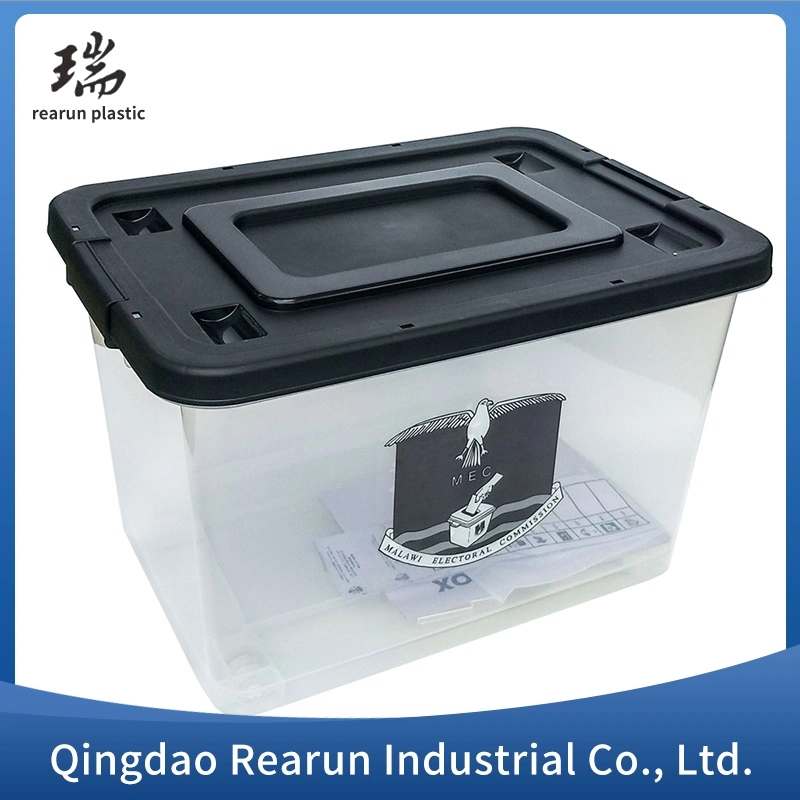 Colorful Heavy Duty Capacity Plastic Storage Box Material Plastic Bins with Handles and Wheels for Household Package Storage