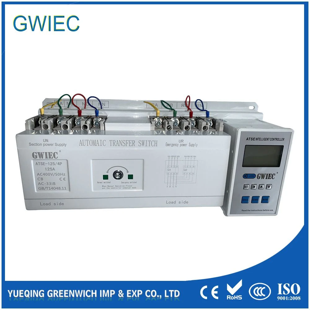 CB Level 3p or 4p 125 AMP Controller Transfer Intelligent Switch