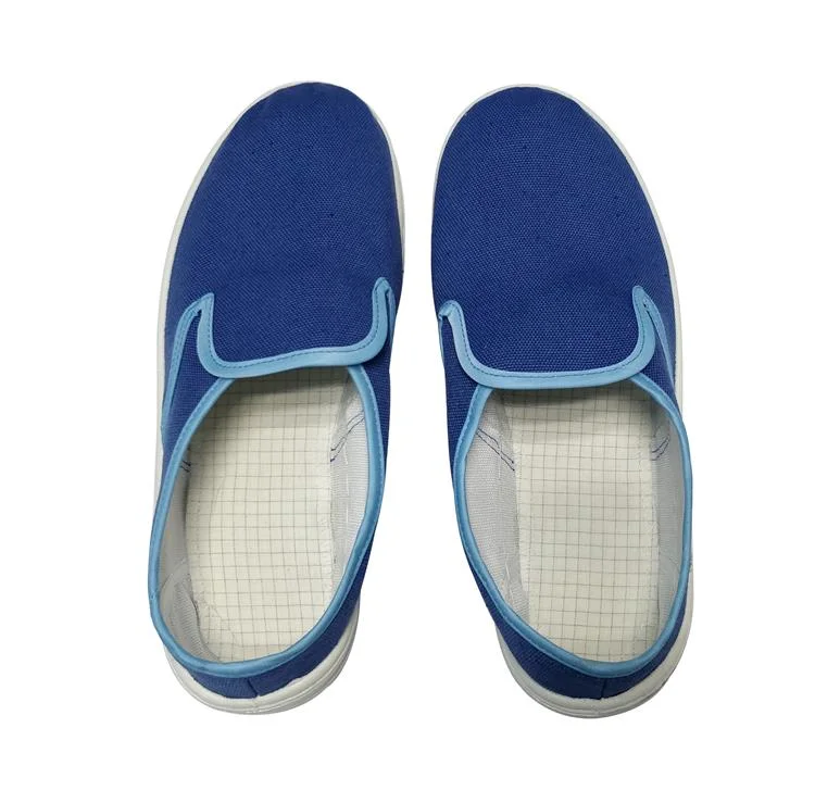 ISO RoHS Certified PU Sole Canvas Antistatic ESD Shoes