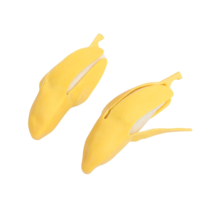 Squishy Banana Peeling Simulation Squeeze Vent Banana TPR Toy Decompression Toy