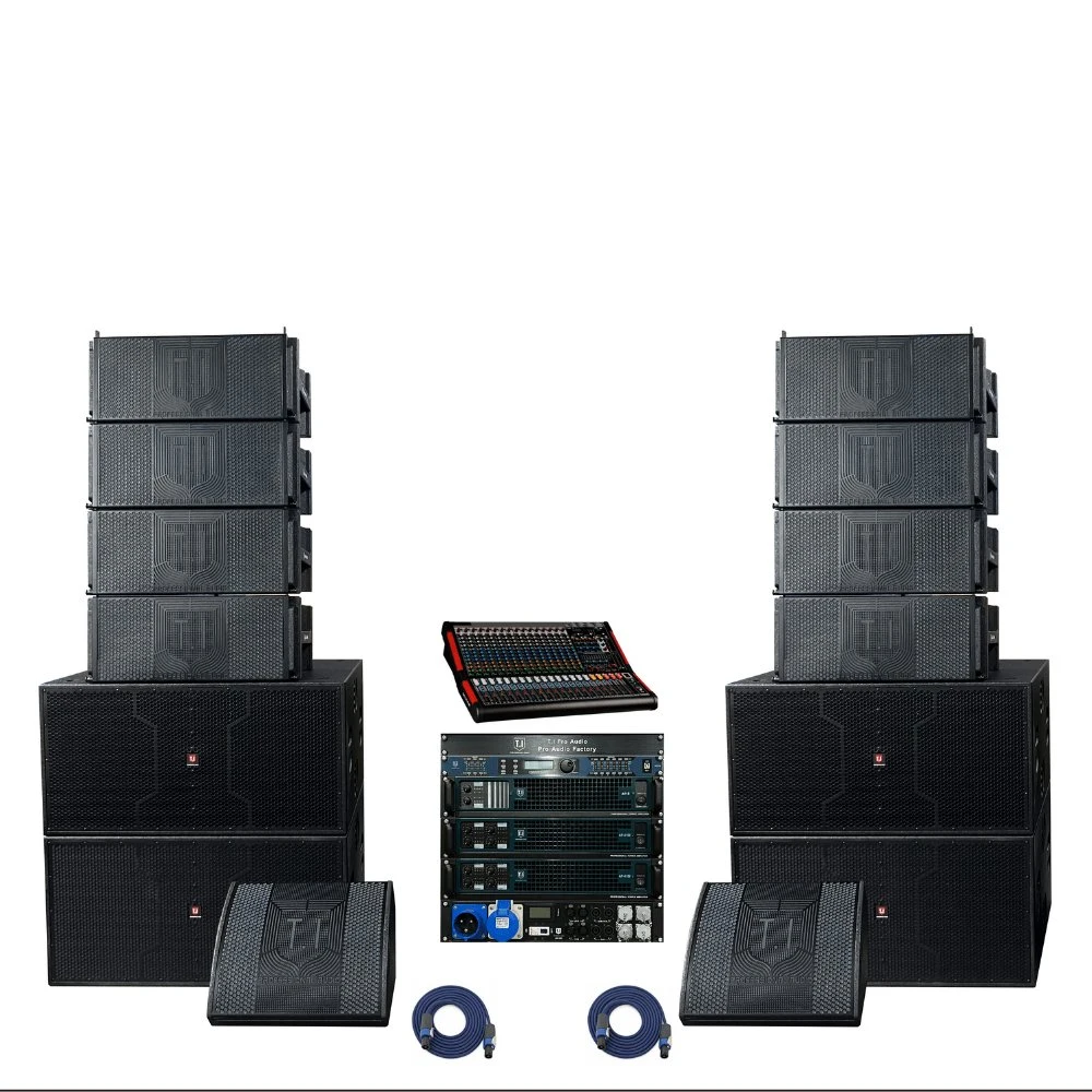 T. I PRO Audio LA 210 Dual 10 بوصة Line Array Sound System Professional Audio