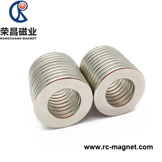 Customied Coating Strong Big Thin Ring Neodymium/NdFeB Magnet