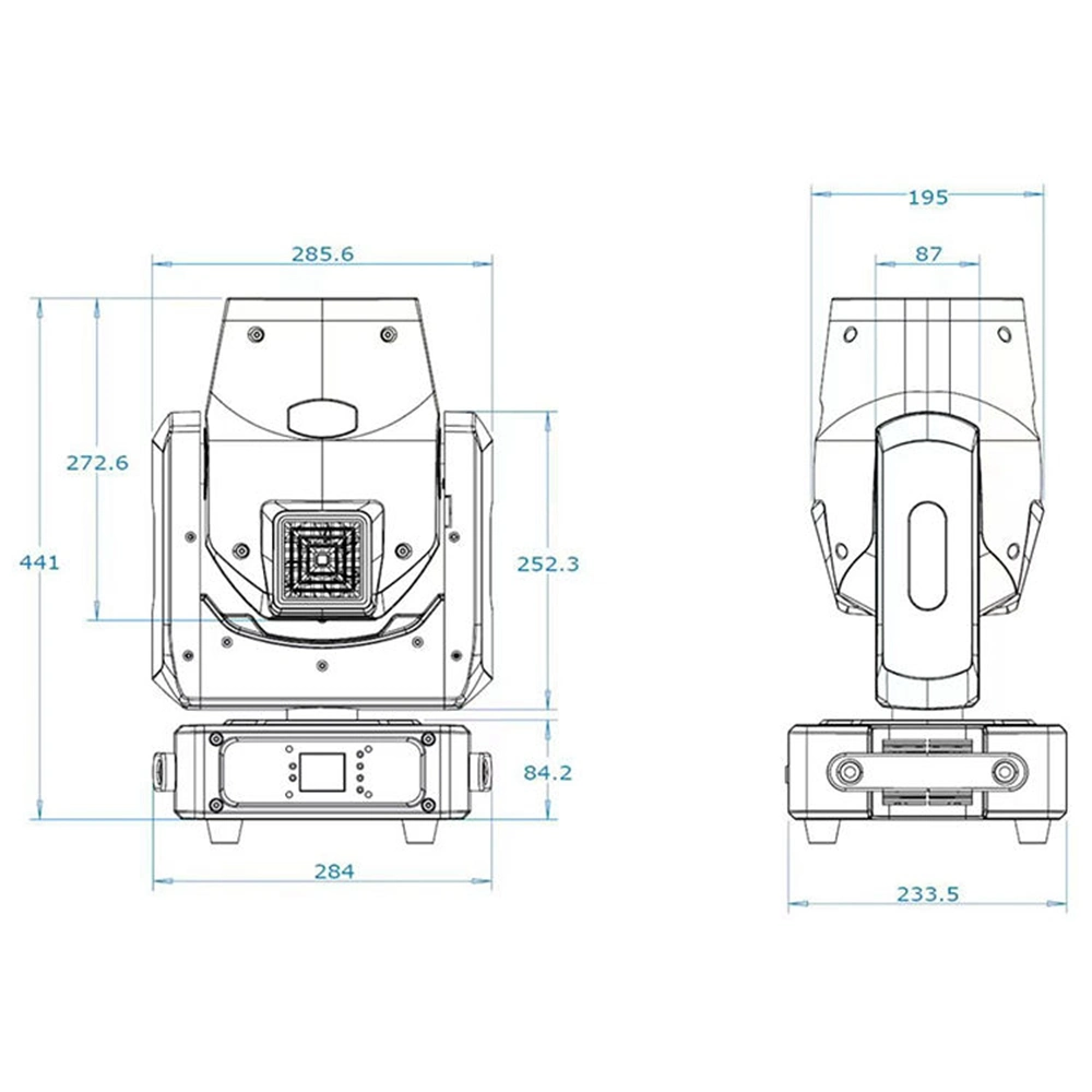 Moving Beam Lighting Mini 230 Stage Lights Moving Head Beam Light for DJ Disco Party Lights