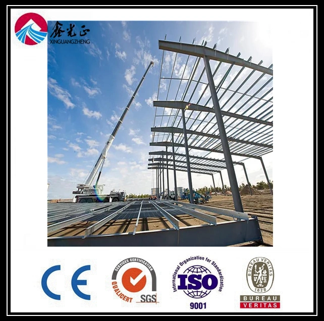 Galvanized Steel Frame Steel Sheds Galpon Workshop Almacen Metal Building Construction Prefabricated Building Steel Structure Warehouse (BYSS-101)