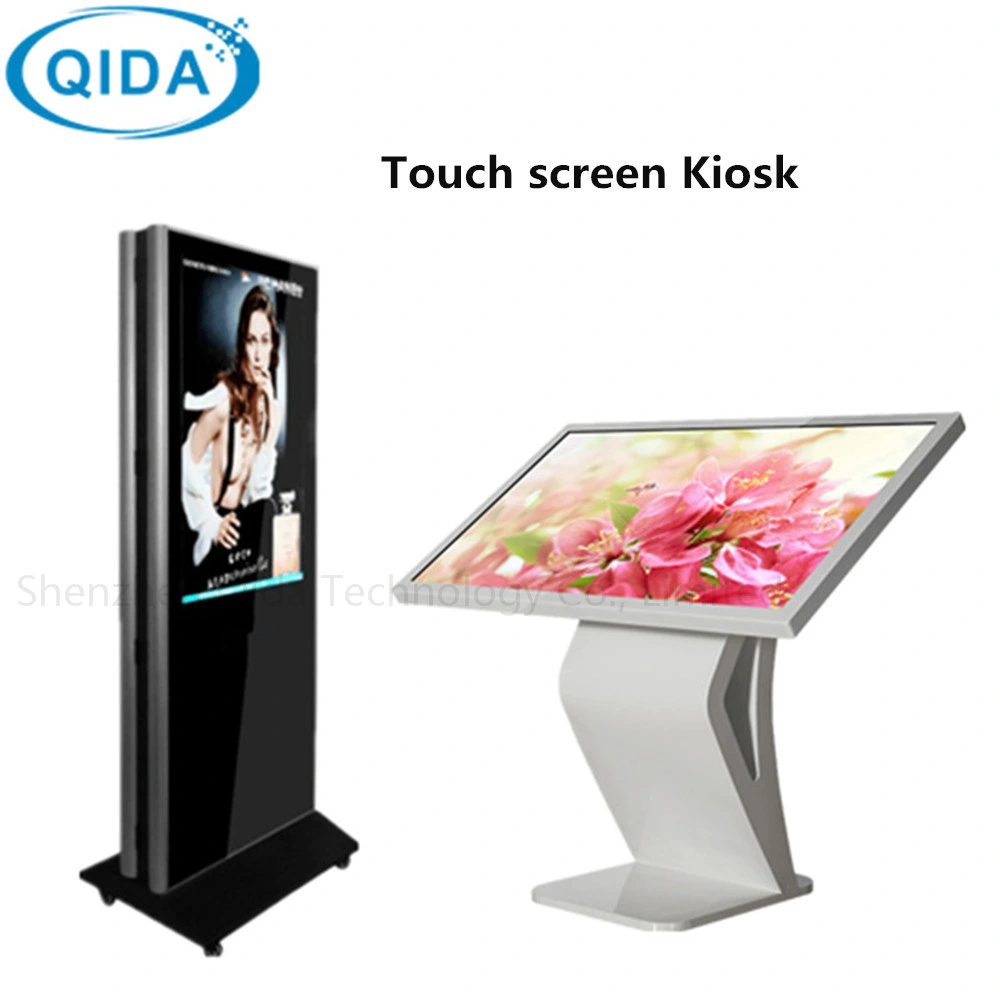 46 Inch Floor Stand LCD Advertising Display with IR Touch and Android System