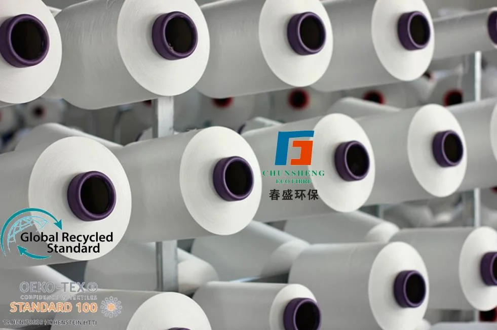 Grs Certificate Yarn: 100% Post-Consumer Recycled Polyester and Nylon Yarn for Fabric Eco-Friendly; RPET