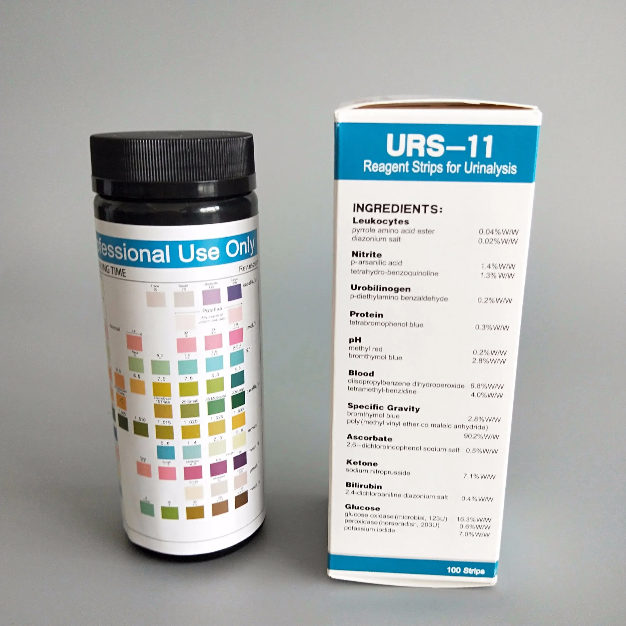 Bande de test pH de la créatinine urinaire de calcium Kit de Diagnostic de la cétone