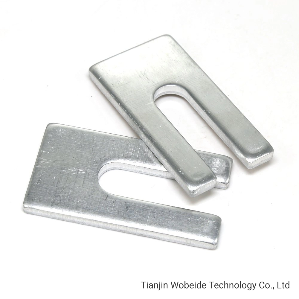 Window Use Aluminium 1mm 2mm 5mm Thickness Horseshoe Packer Shims