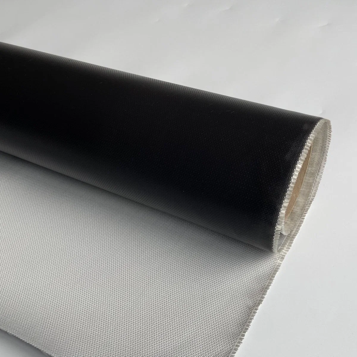 High Quality One Sides Silicon Rubber Coating High Temperature/Heat Resistant Fiberglass Cloth/ High Silica Fabric Good Chemical Resistant E Glass Textile